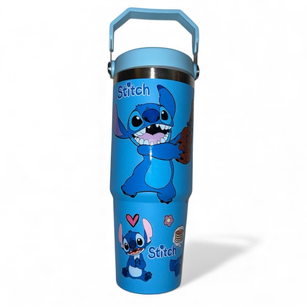 NIB Stitch 30oz blue tumbler with box